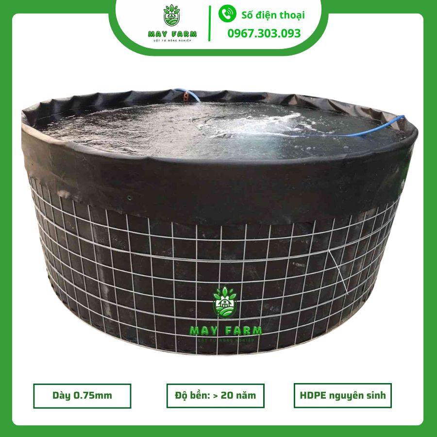 Bể Bạt Tròn HDPE Nuôi Cá, Tôm Giá Tốt Chất Lượng Cao