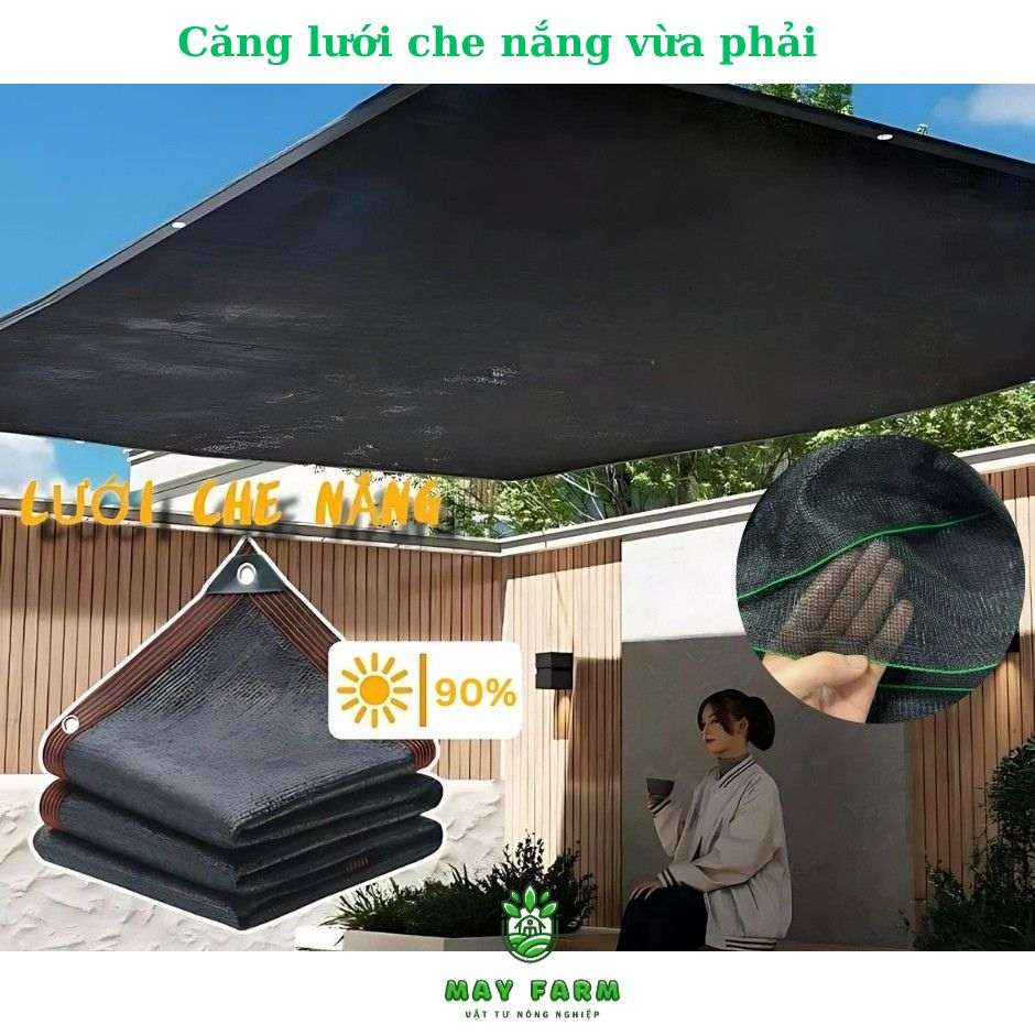 Cách lắp đặt và bảo quản lưới che nắng dệt kim hiệu quả