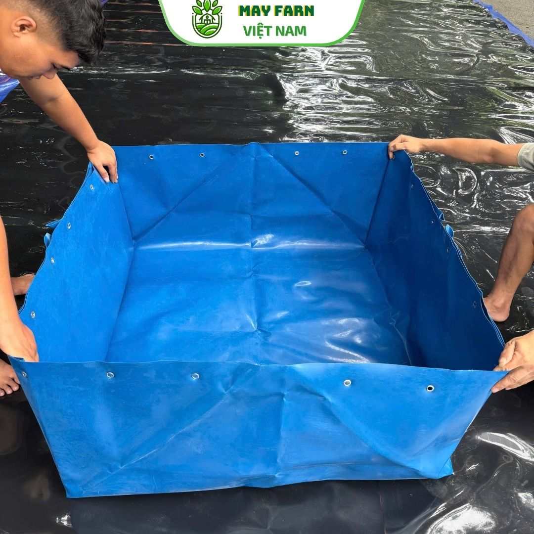 2. Đặc điểm nổi bật của bể bạt HDPE màu xanh