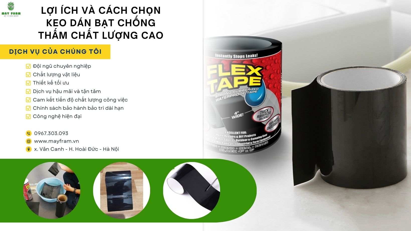 Lợi ích và cách chọn keo dán bạt chống thấm chất lượng cao