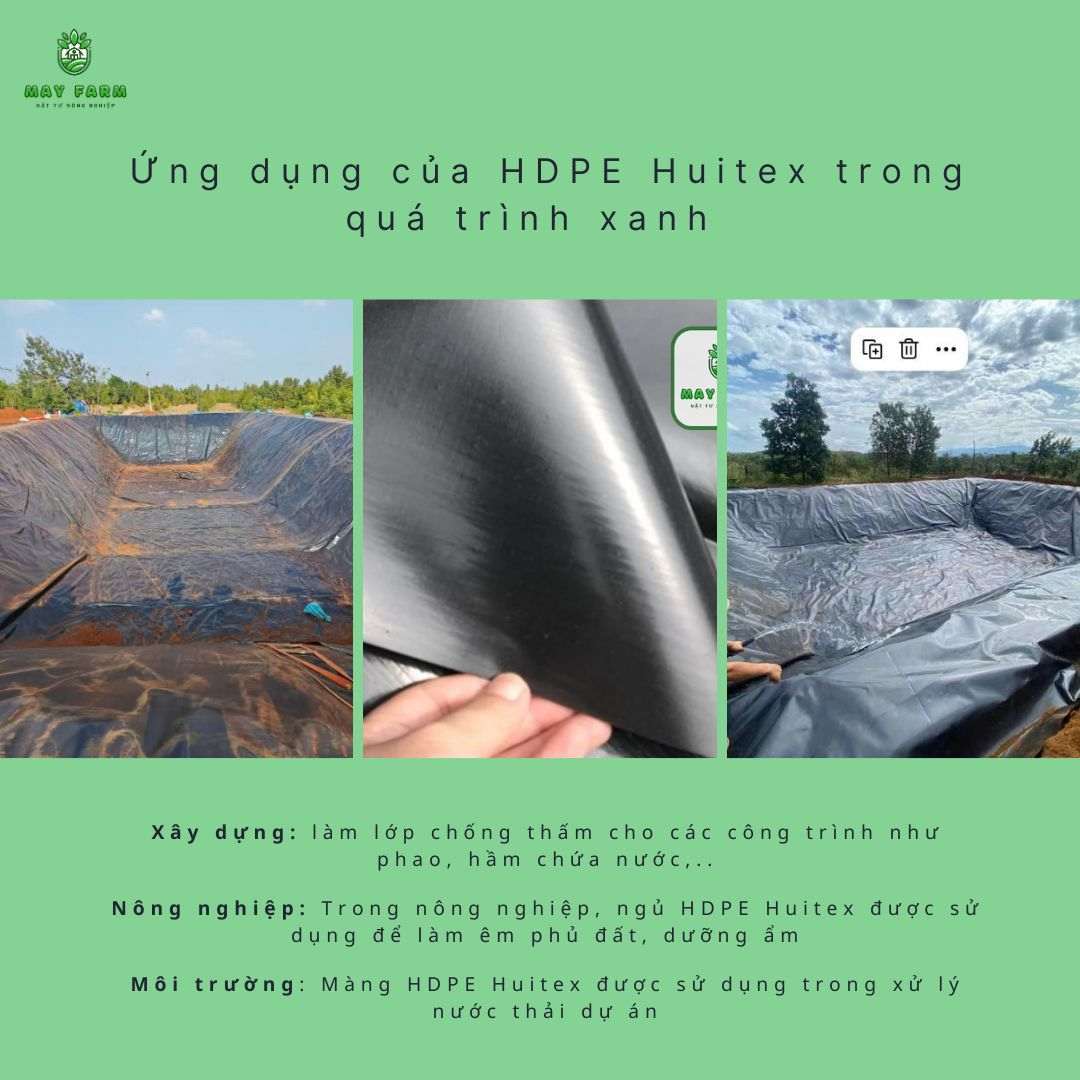  Ứng dụng của HDPE Huitex trong quá trình xanh 