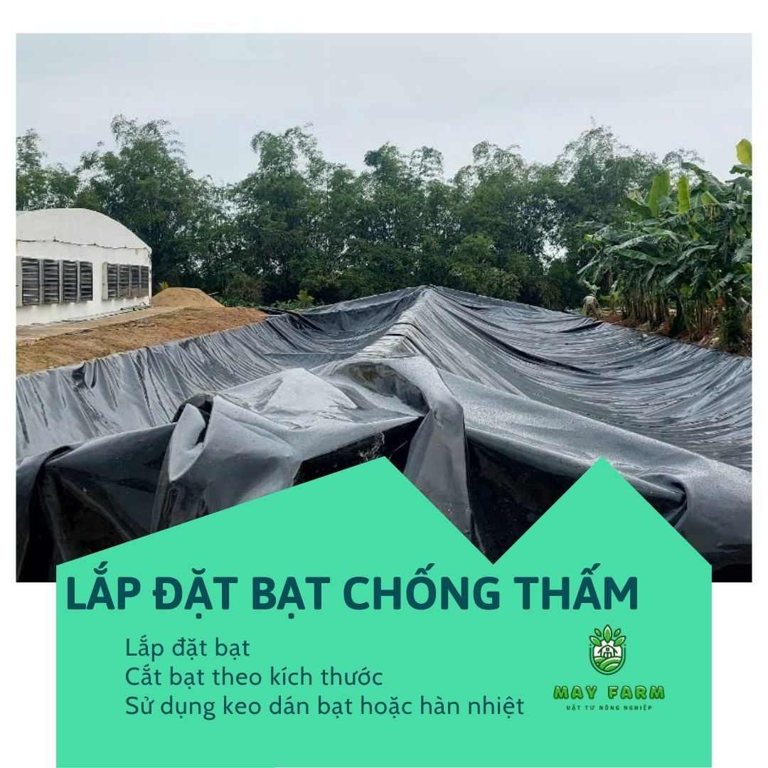 Thi công bạt chống thấm HDPE