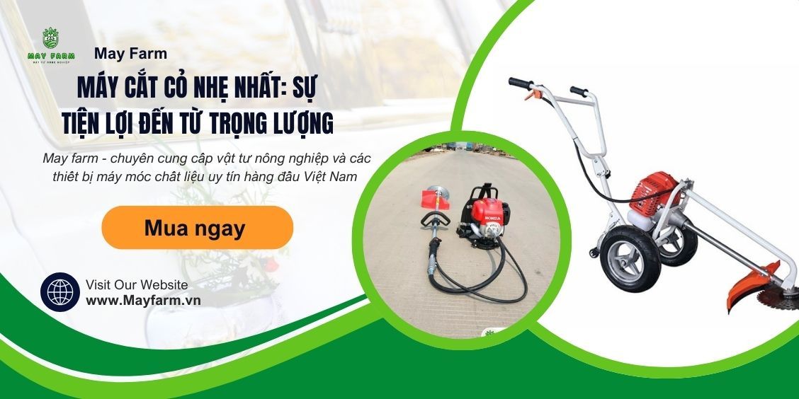 Máy cắt cỏ nhẹ nhất: Sự tiện lợi đến từ trọng lượng