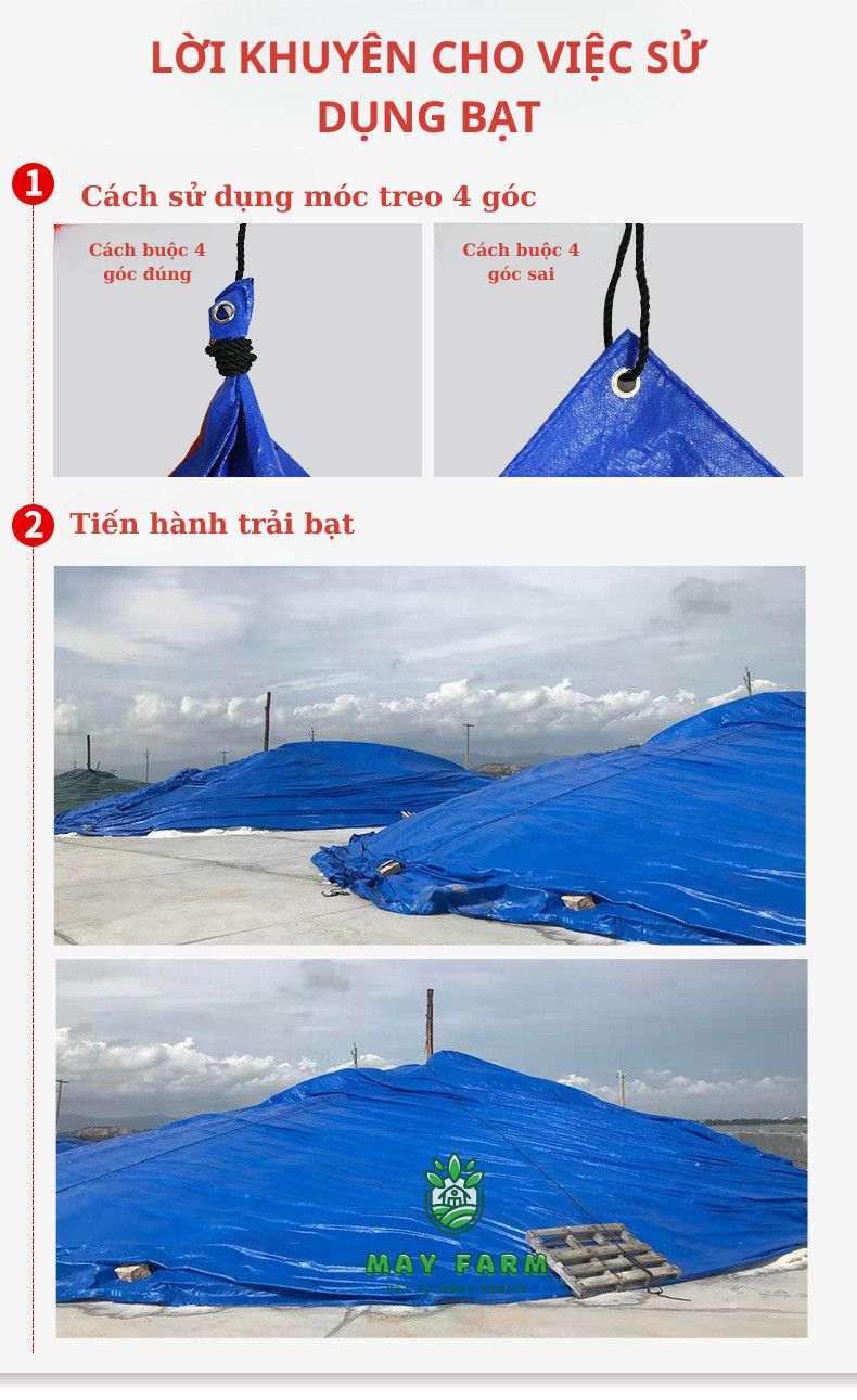 Hướng dẫn bảo quản bạt che nắng, che mưa hiệu quả