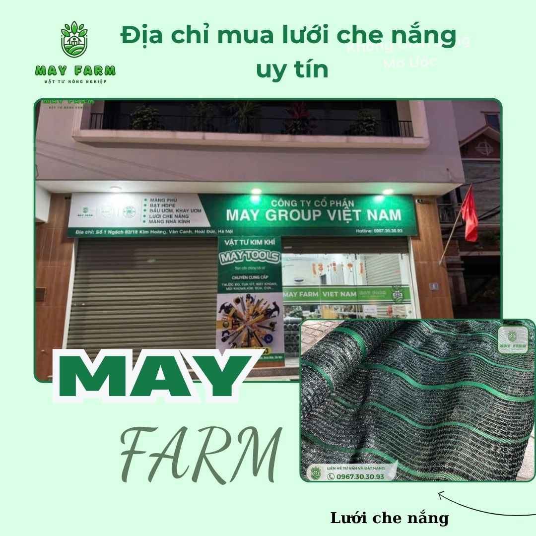 Địa chỉ mua lưới che nắng uy tín
