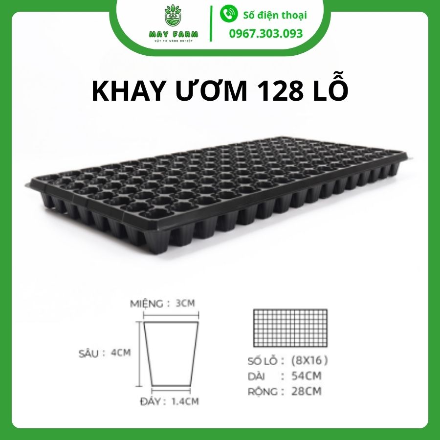 Khay Ươm Hạt Giống 128 Lỗ Giá Sỉ, Chất Lượng Cao