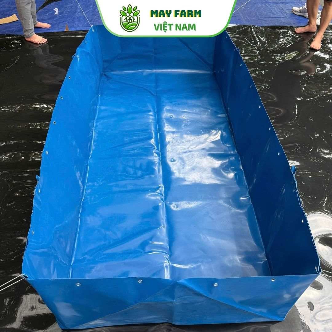 2. Đặc điểm nổi bật của bể bạt HDPE màu xanh