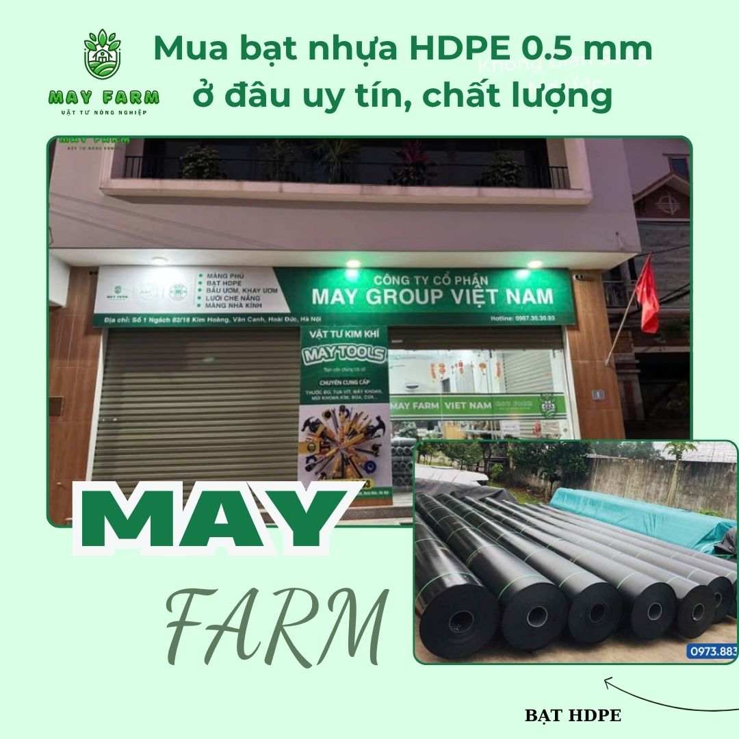 Mua bạt nhựa HDPE 0.5 mm ở đâu uy tín, chất lượng