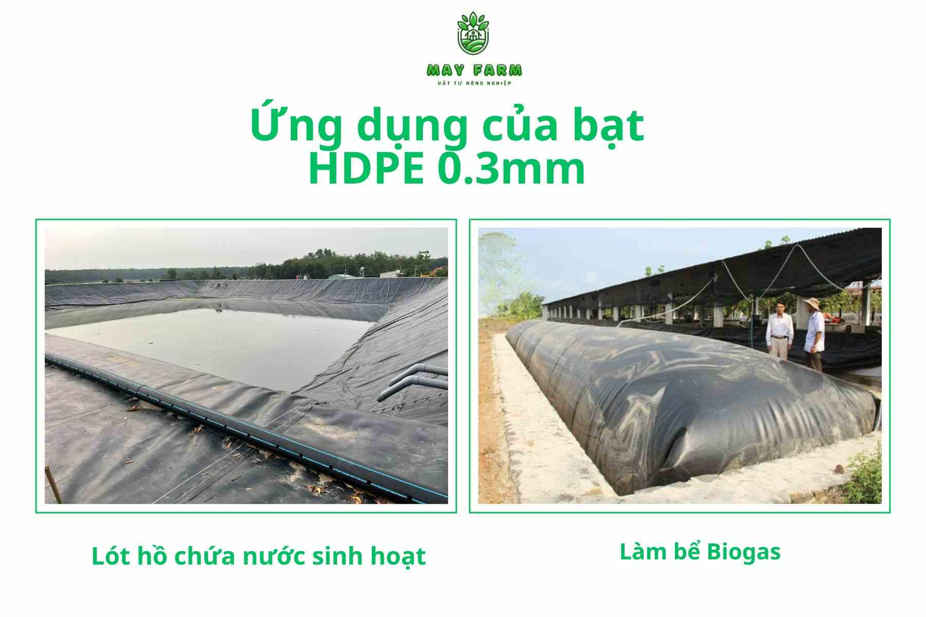 Ứng dụng của tấm HDPE 0.3mm