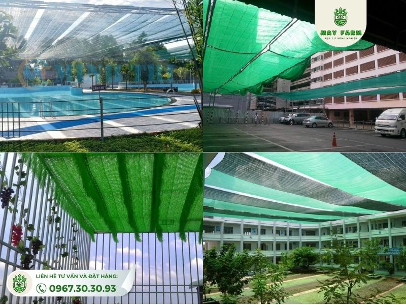 Lưới che nắng dùng trong các khu vực công cộng