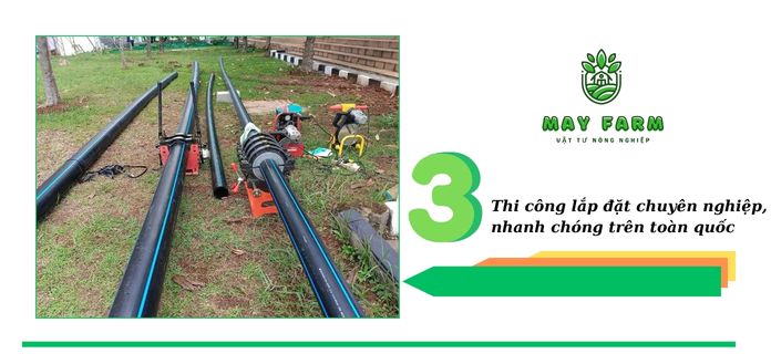 Thi công lắp đặt chuyên nghiệp, nhanh chóng trên toàn quốc