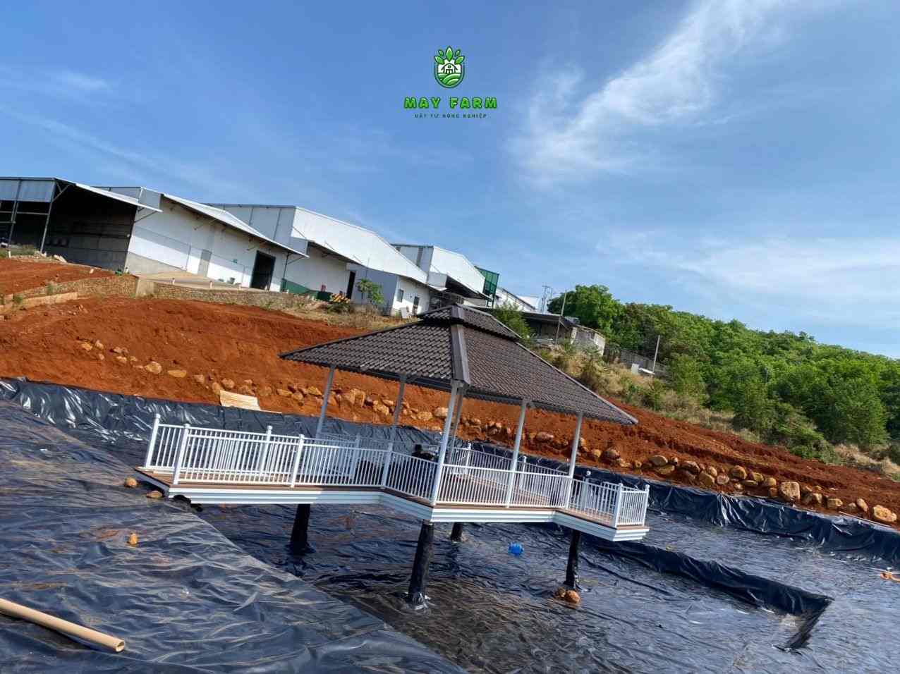 Hồ cảnh quan tại resort sinh thái Cần Giờ