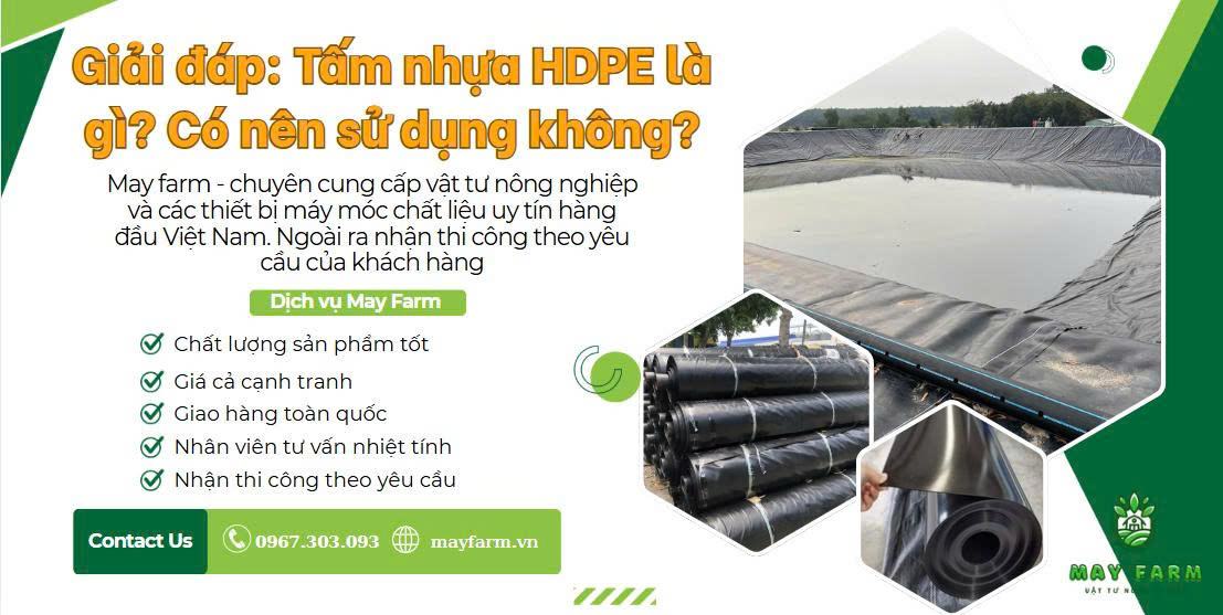 Giải đáp: Tấm nhựa HDPE là gì? Có nên sử dụng không?