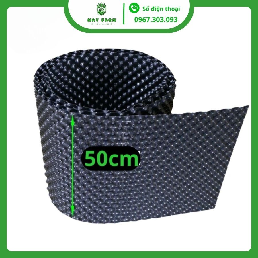 Bầu ươm V7 50cm nhựa PET dẻo tái sử dụng nhiều