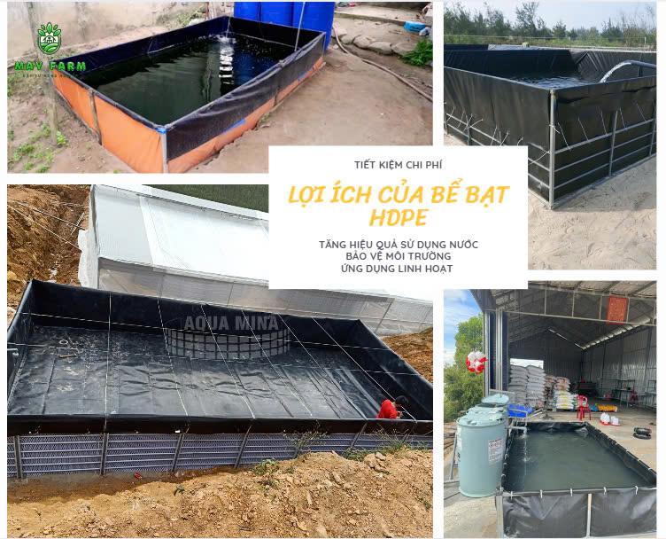  Lợi ích khi sử dụng bể bạt HDPE