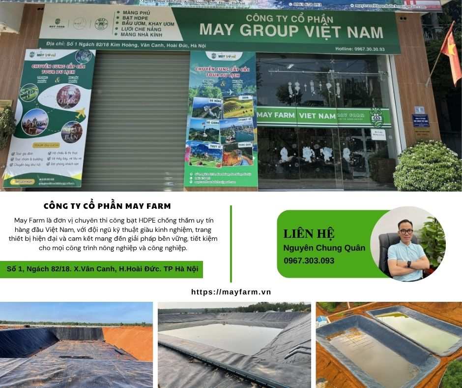  Thi công bạt HDPE chống thấm