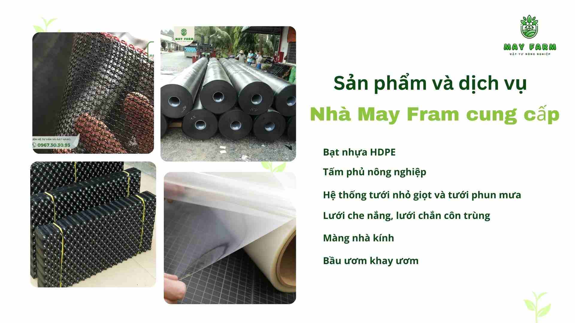 Sản phẩm và dịch vụ nhà May Fram cung cấp 