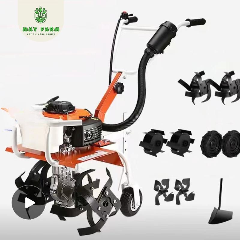 Máy cày chạy xăng 4 kỳ MCX-144F, Máy xới đất đa năng