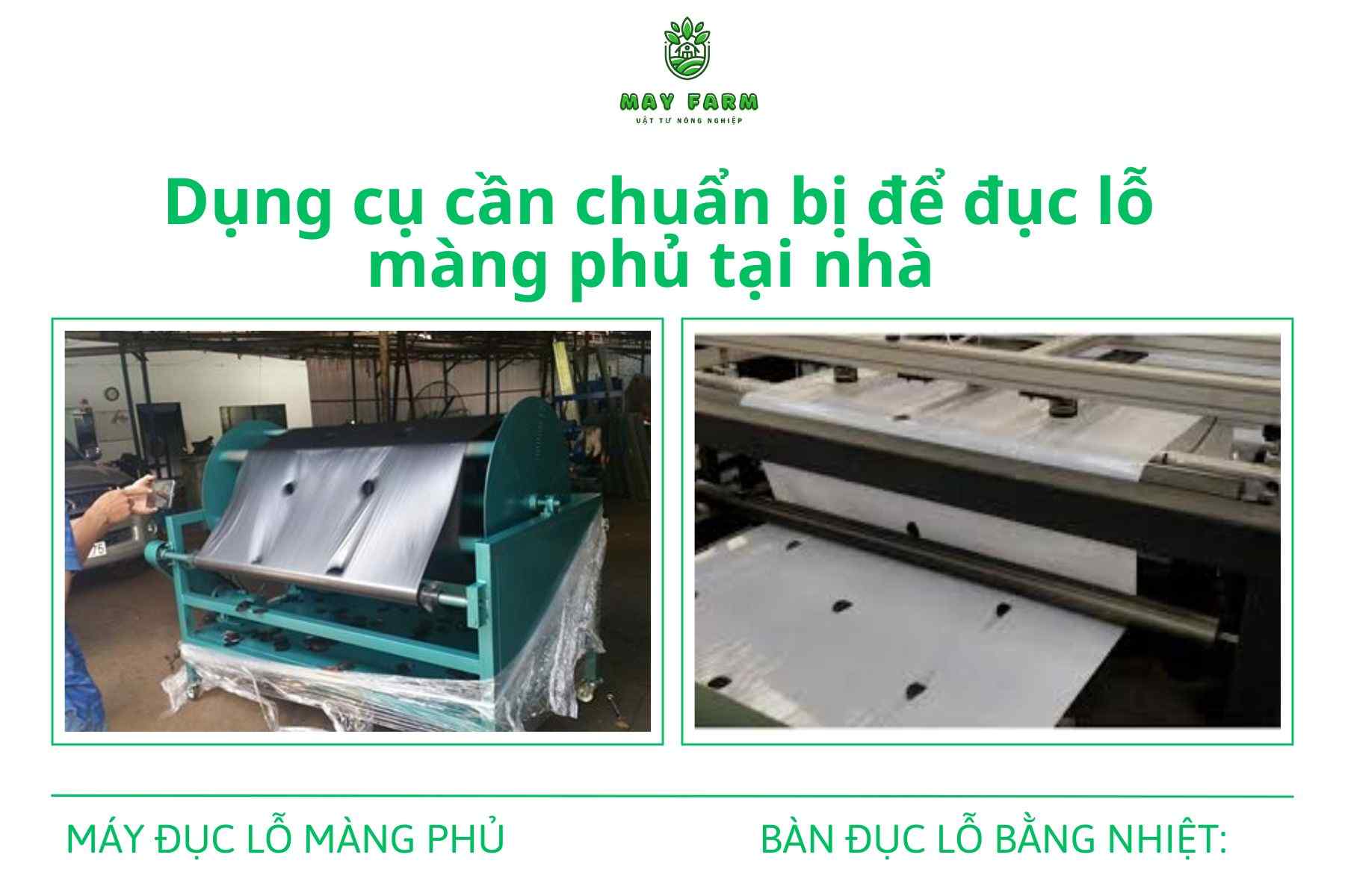  Dụng cụ cần chuẩn bị để đục lỗ màng phủ tại nhà