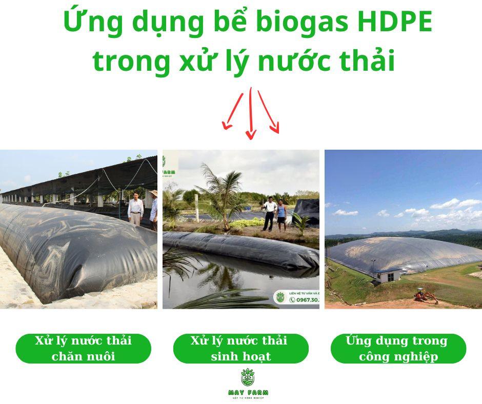  Ứng dụng bể biogas HDPE trong xử lý nước thải