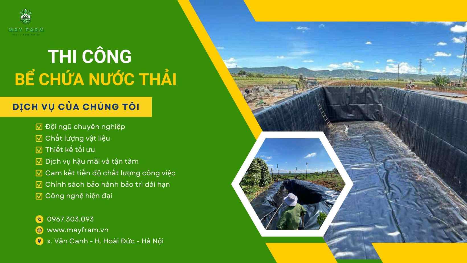 Thi công bể chứa nước thải