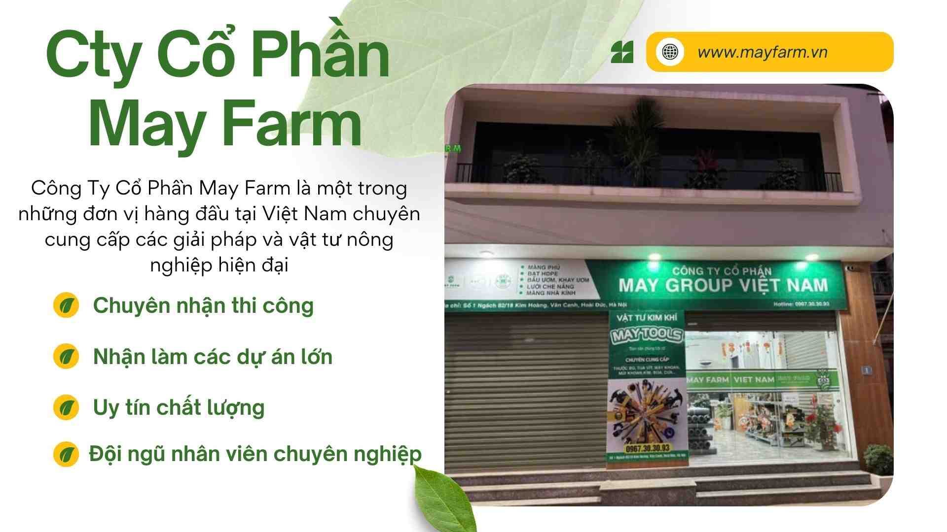 Cty Cổ Phần  May Farm