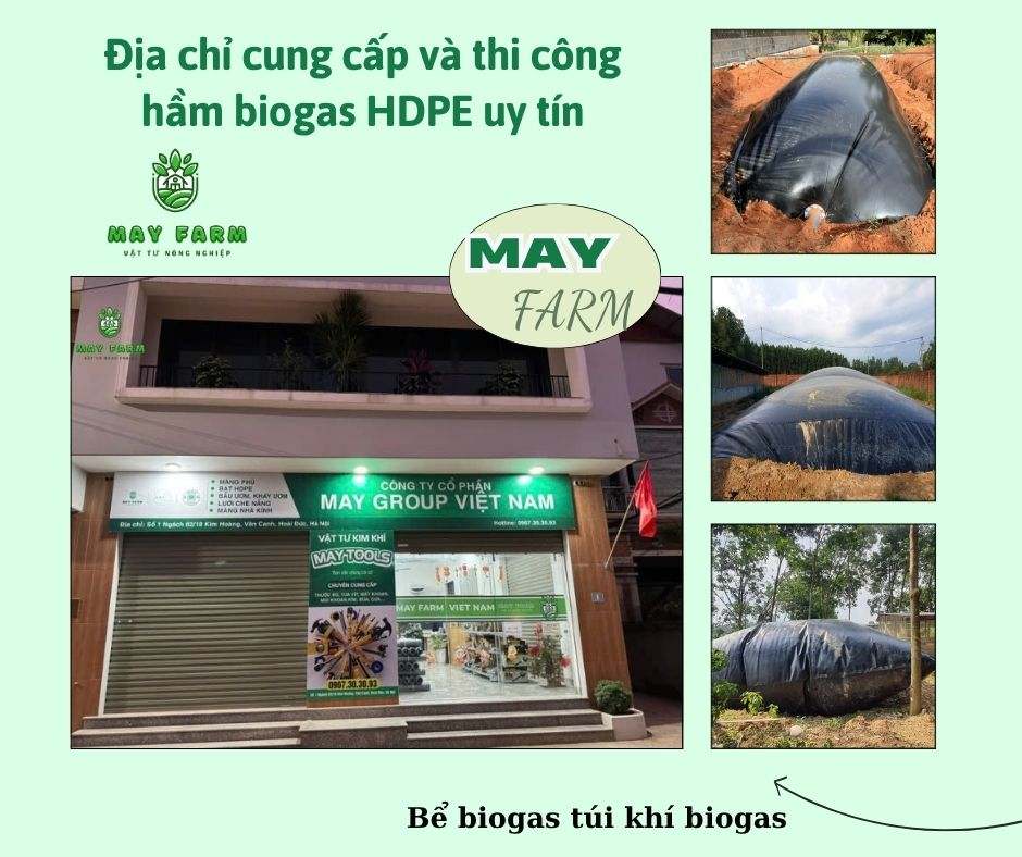 Địa chỉ cung cấp và thi công hầm biogas HDPE uy tín