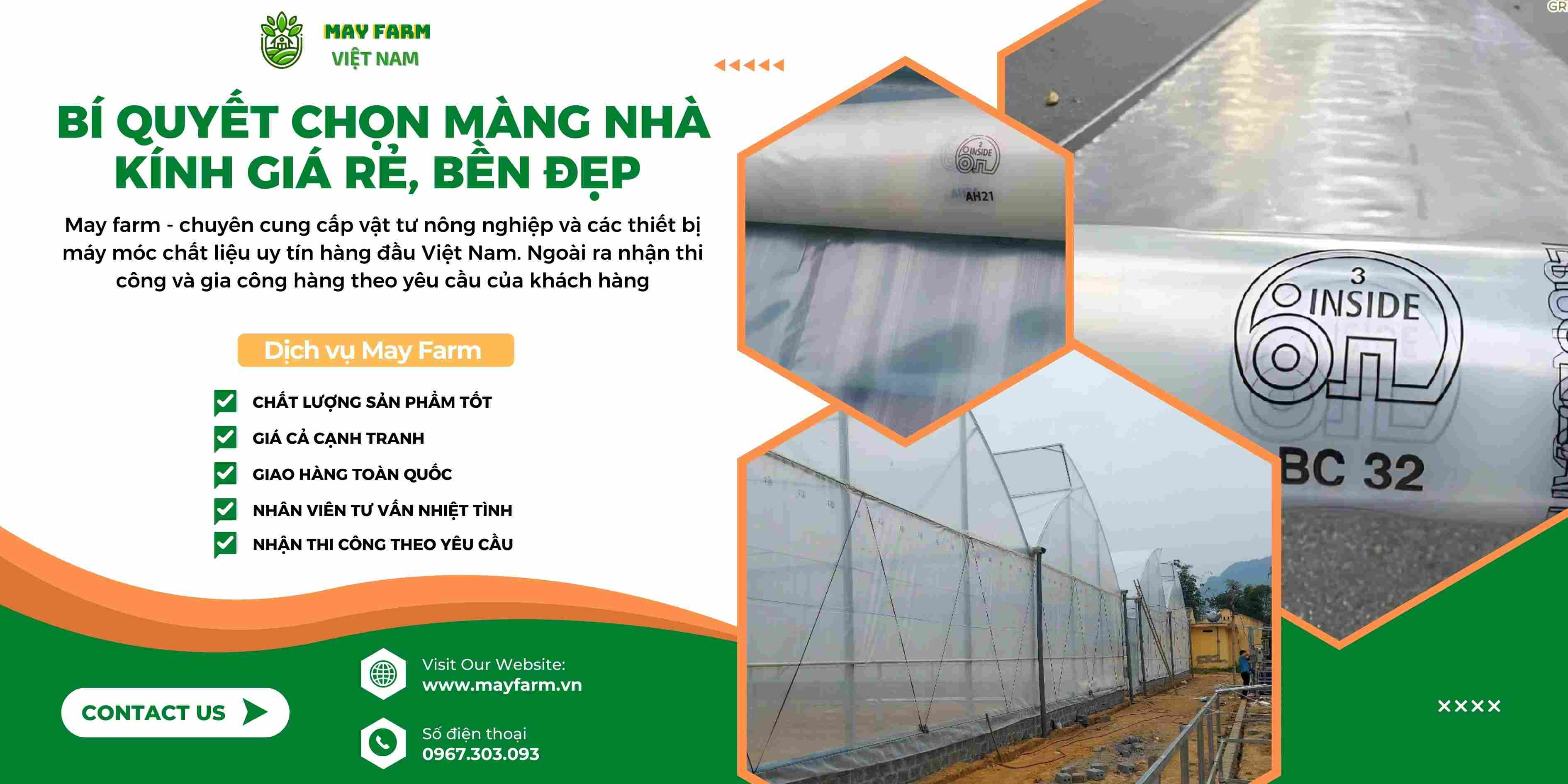 Bí Quyết Chọn Màng Nhà Kính Giá Rẻ, Bền Đẹp Cho Công Trình