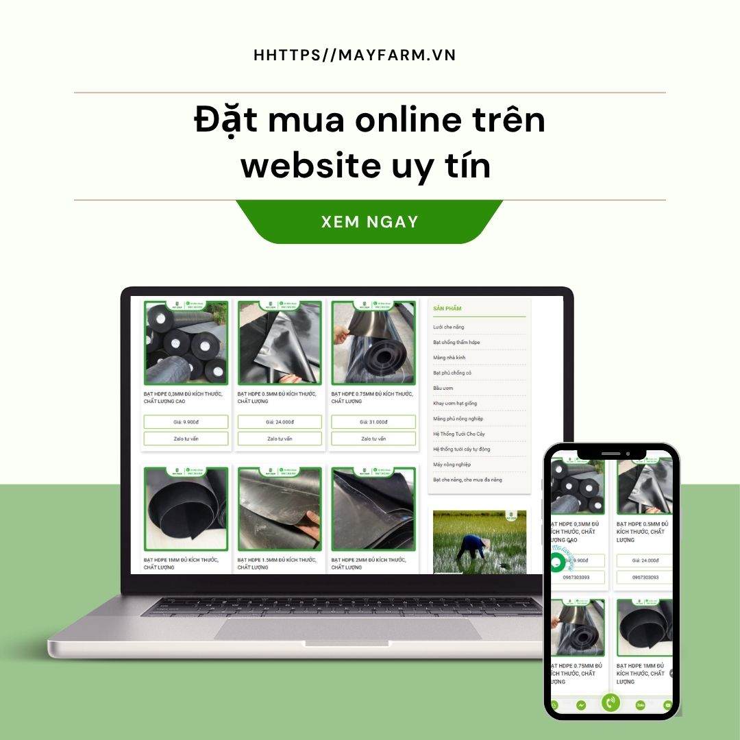 Mua bạt lót hồ cá Koi HDPE ở đâu uy tín, giá rẻ, giao hàng toàn quốc