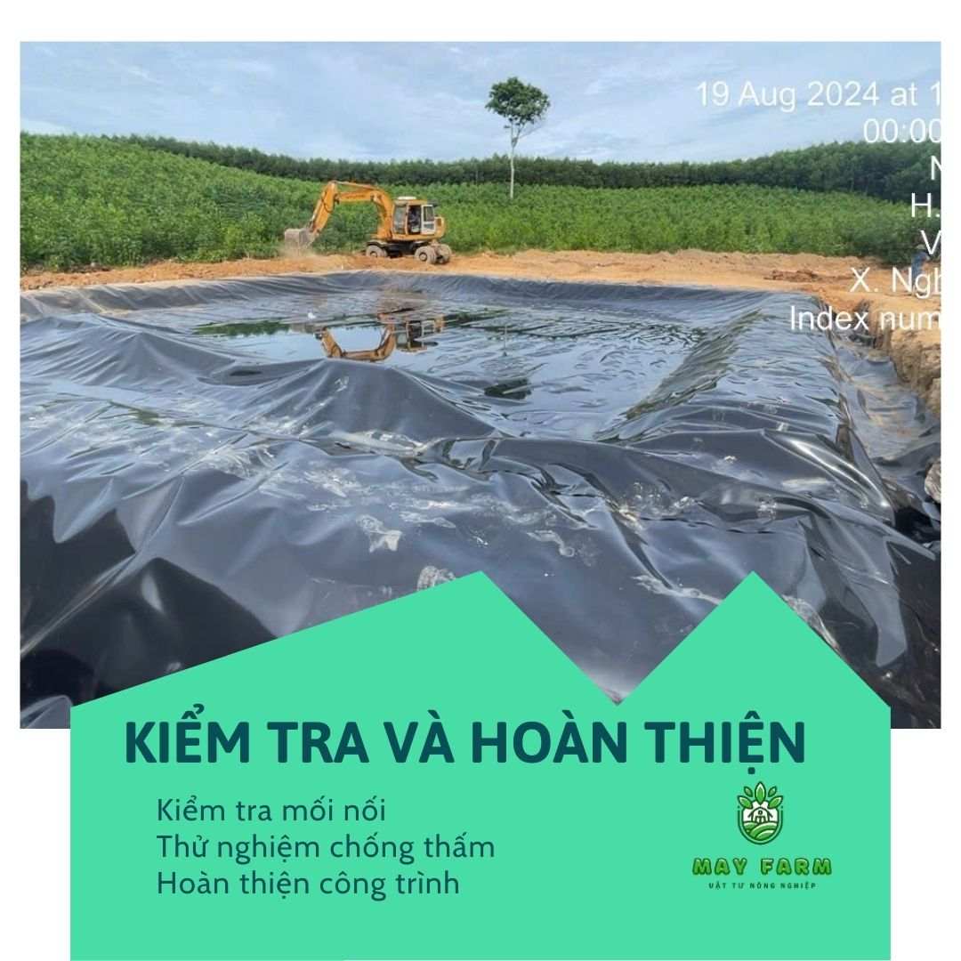 Thi công bạt chống thấm HDPE