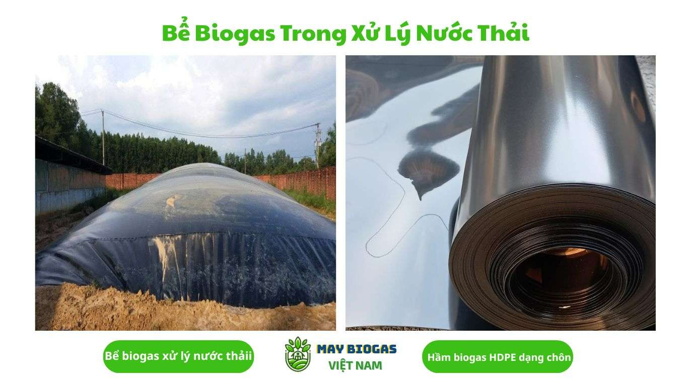 Vật liệu của bể biogas trong xử lý nước thải
