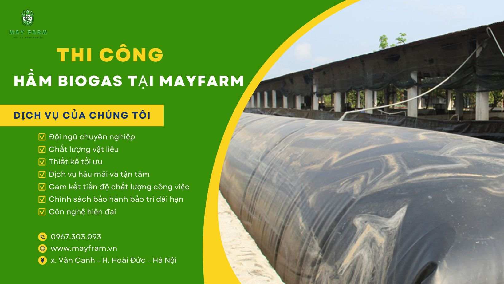 Thi công hầm biogas