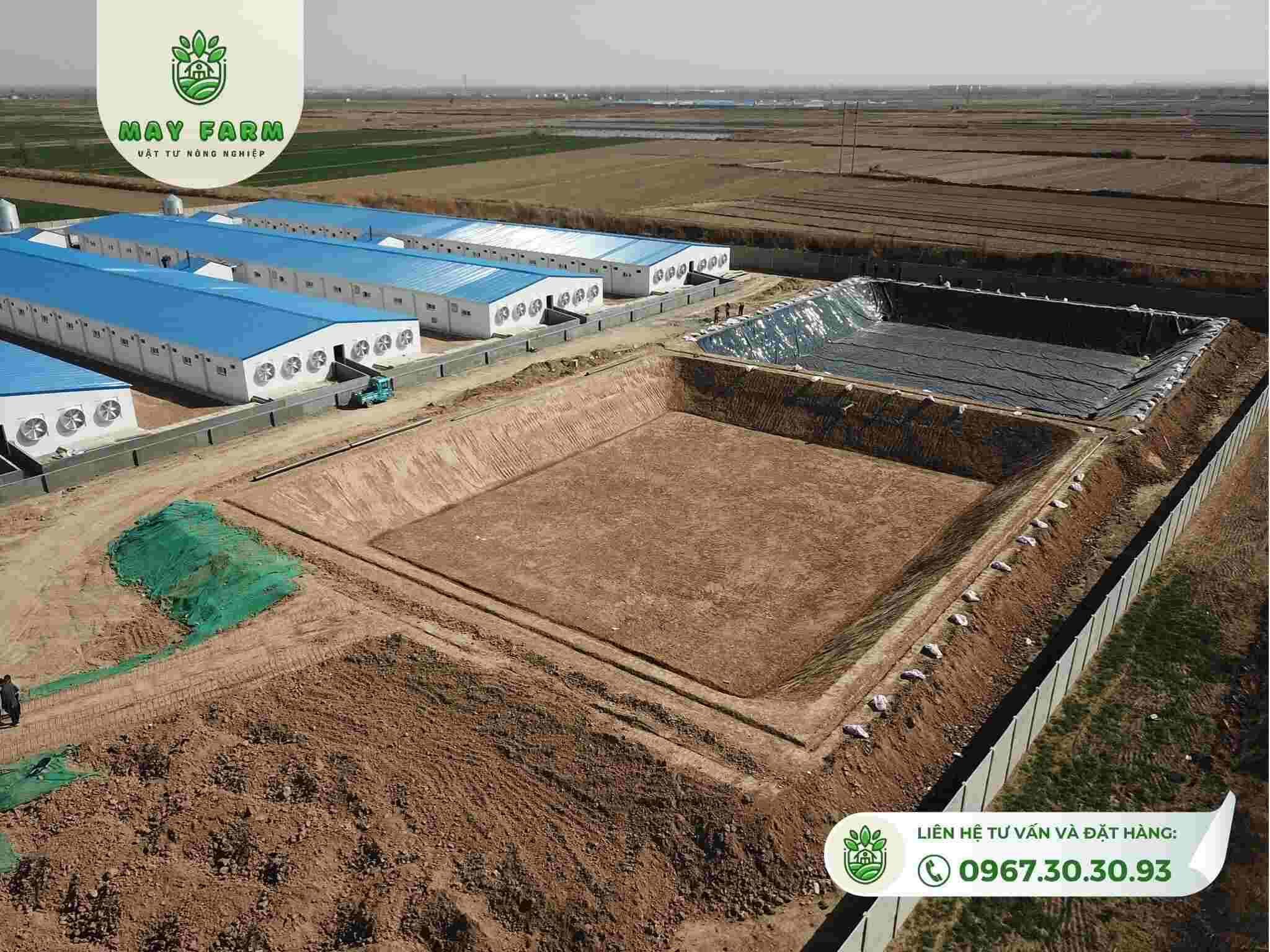 Bạt lót hồ HDPE chứa chất thải dày 1mm