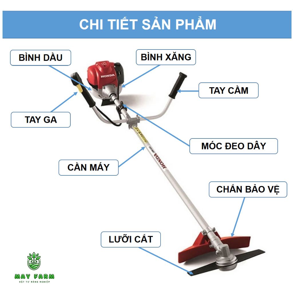  Chi tiết sản phẩm của Máy cắt cỏ Honda Sabre PL - 35MB