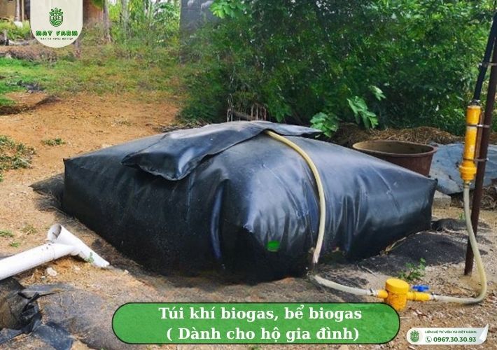 Những loại túi khí biogas, bể biogas bằng bạt HDPE phổ biến hiện nay