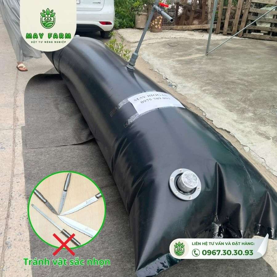 Những lưu ý khi lắp đặt Hầm biogas bể biogas HDPE