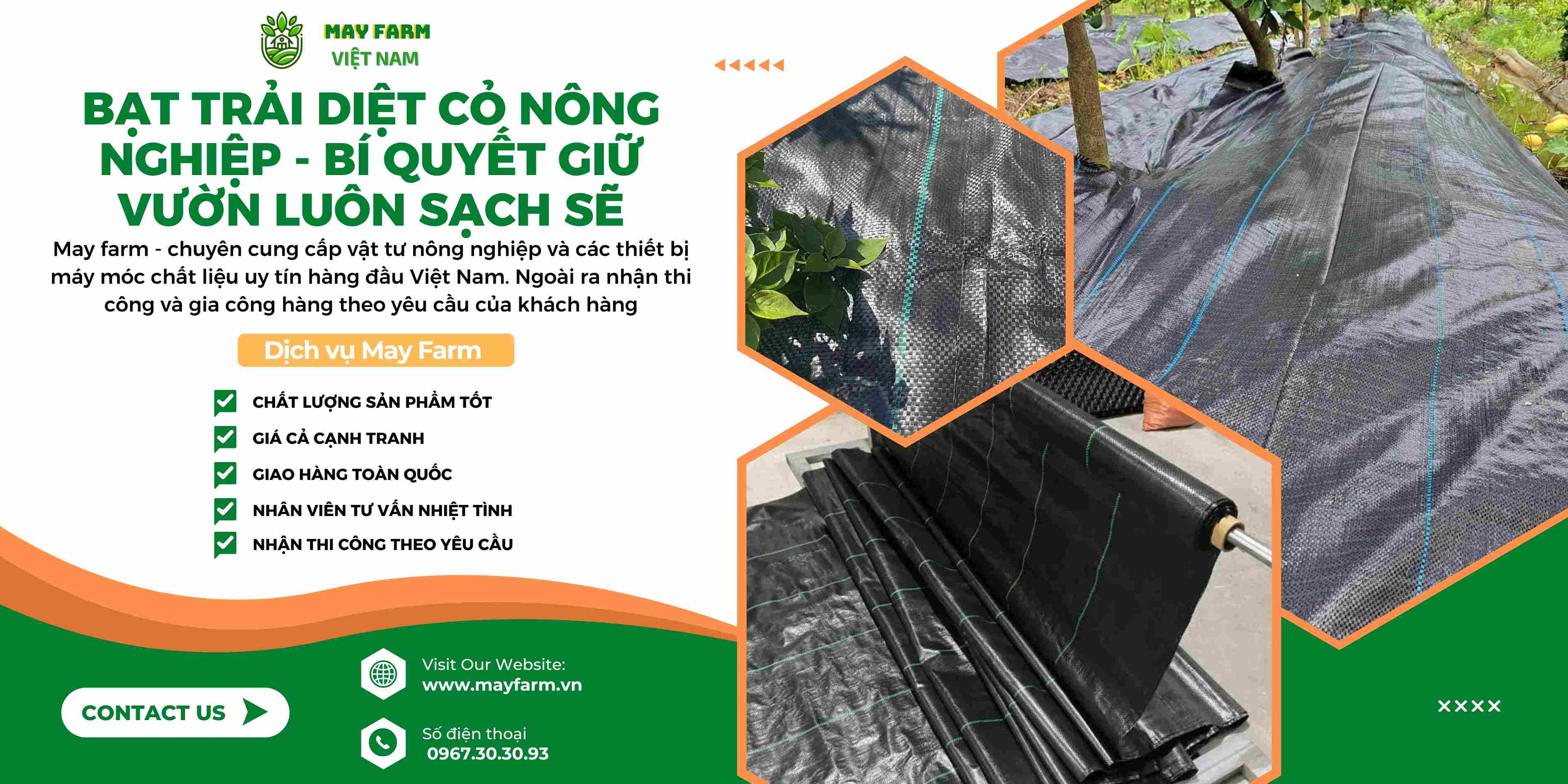 Bạt Trải Diệt Cỏ Nông Nghiệp - Bí Quyết Giữ Vườn Luôn Sạch Sẽ
