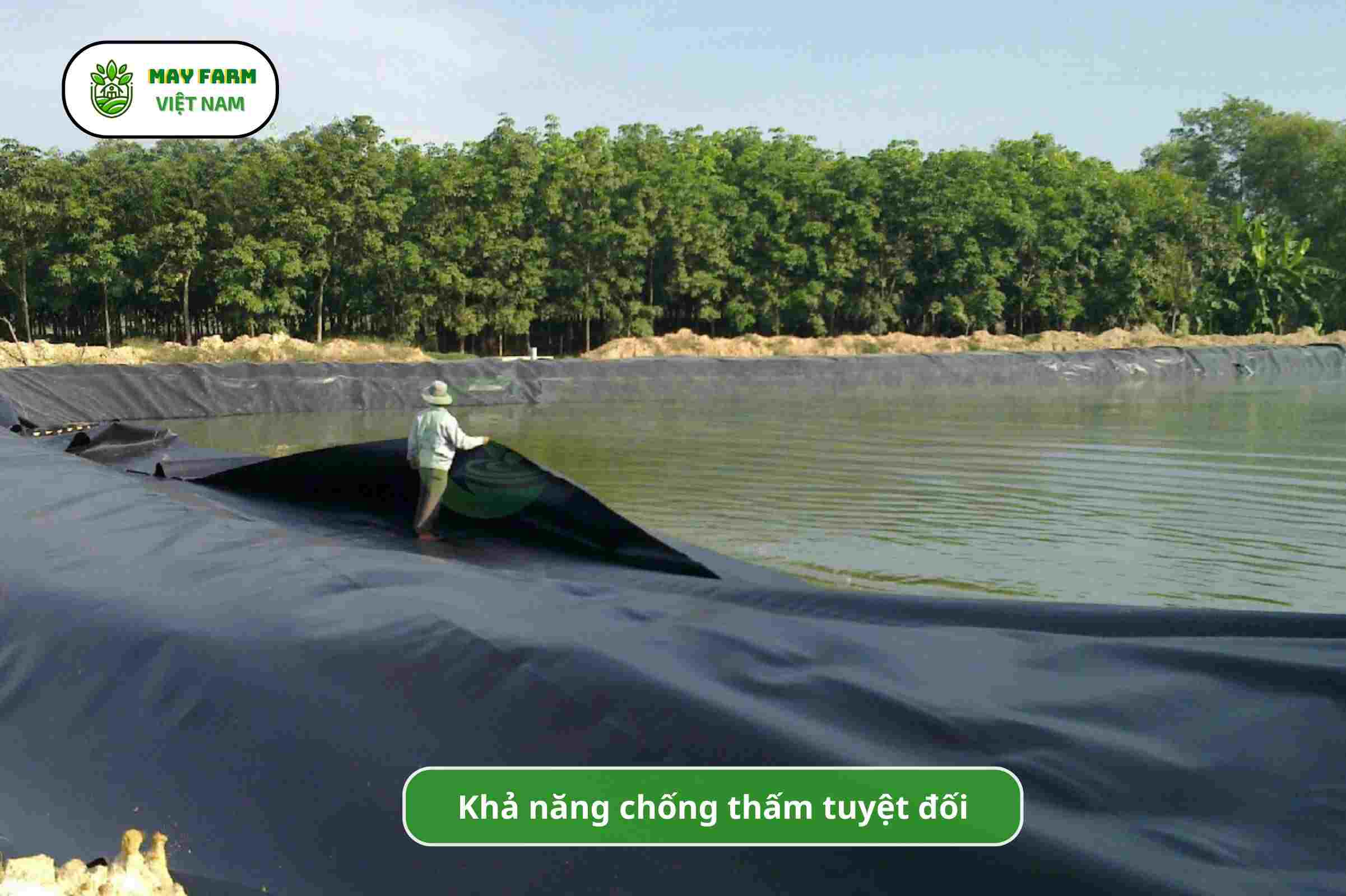  Đặc điểm nổi bật của tấm bạt chống thấm nước HDPE trong thi công hồ chứa