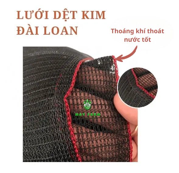 Lưới che nắng dệt kim - thoáng khí thoáng nước tốt 