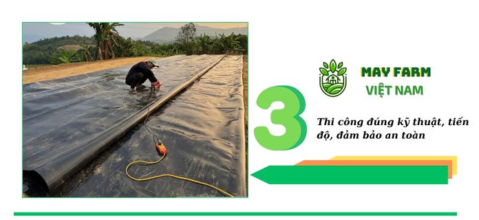 Tại sao nên chọn May Farm là đơn vị thi công bạt HDPE chống thấm, thi công bạt lót hồ hdpe