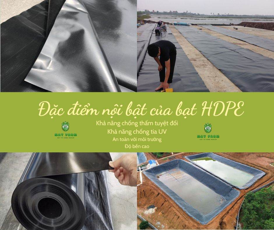 Đặc điểm nội bật của bạt HDPE