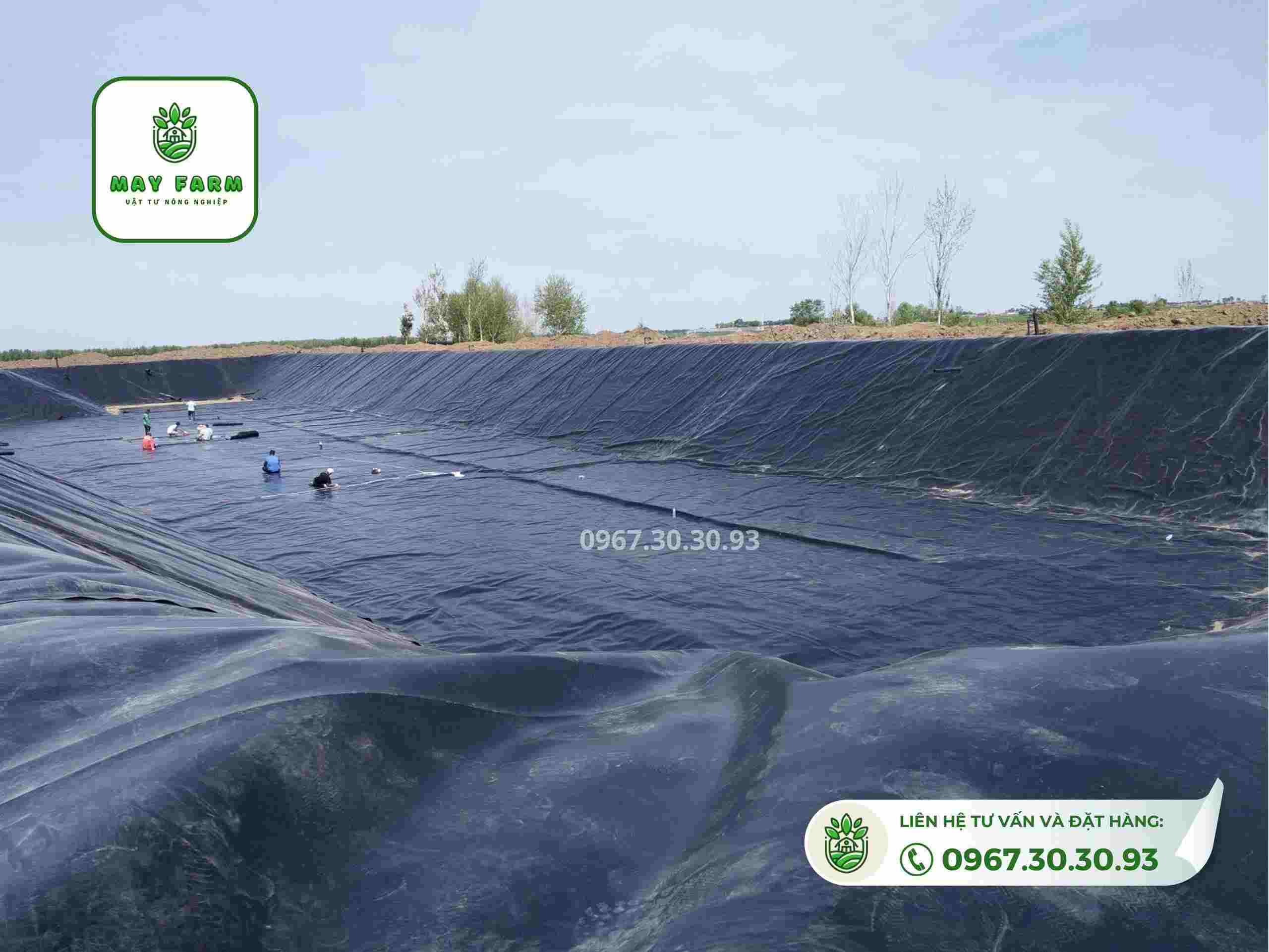 So sánh bạt phủ hồ cá HDPE dày 0.5mm và 0.75mm