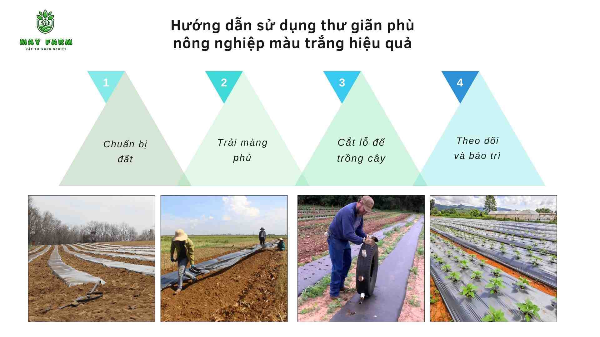 Hướng dẫn sử dụng thư giãn phù nông nghiệp màu trắng hiệu quả