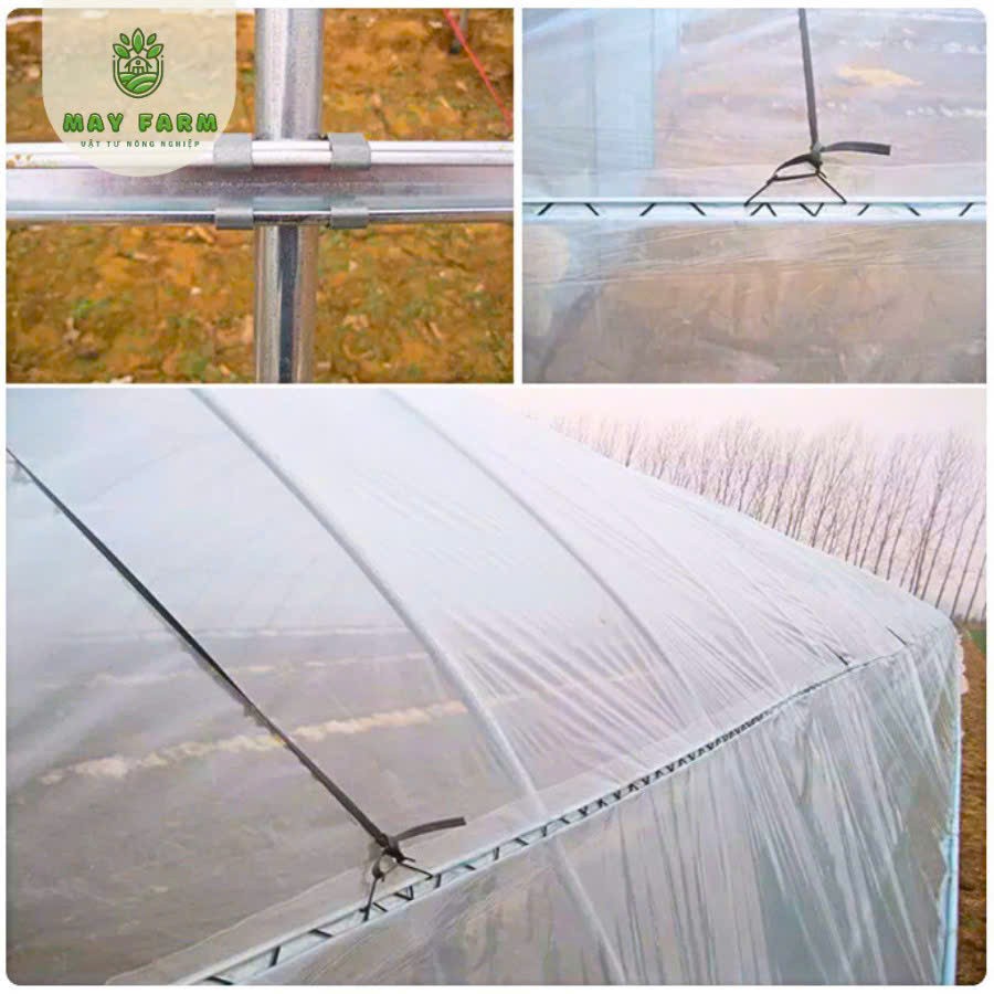 Thanh nẹp zíc zắc và cuộn màng phủ nhà kính