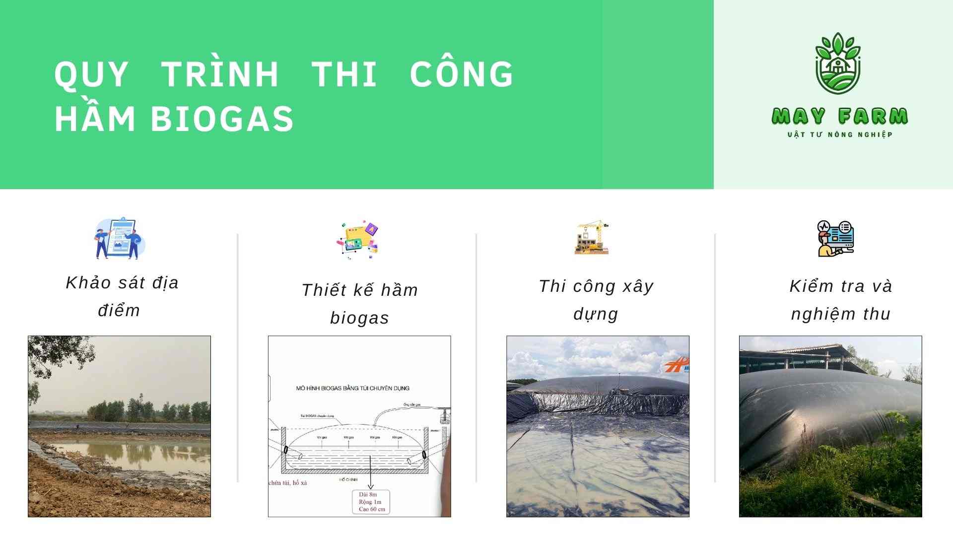 Thi công hầm biogas