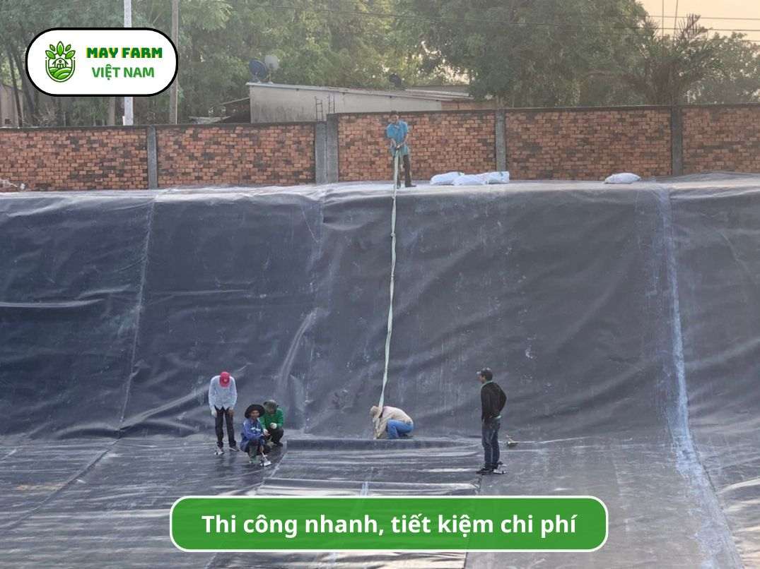 Đặc điểm nổi bật của tấm bạt chống thấm nước HDPE trong thi công hồ chứa