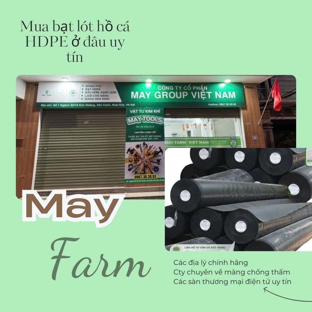 Mua bạt lót hồ cá HDPE ở đâu uy tín
