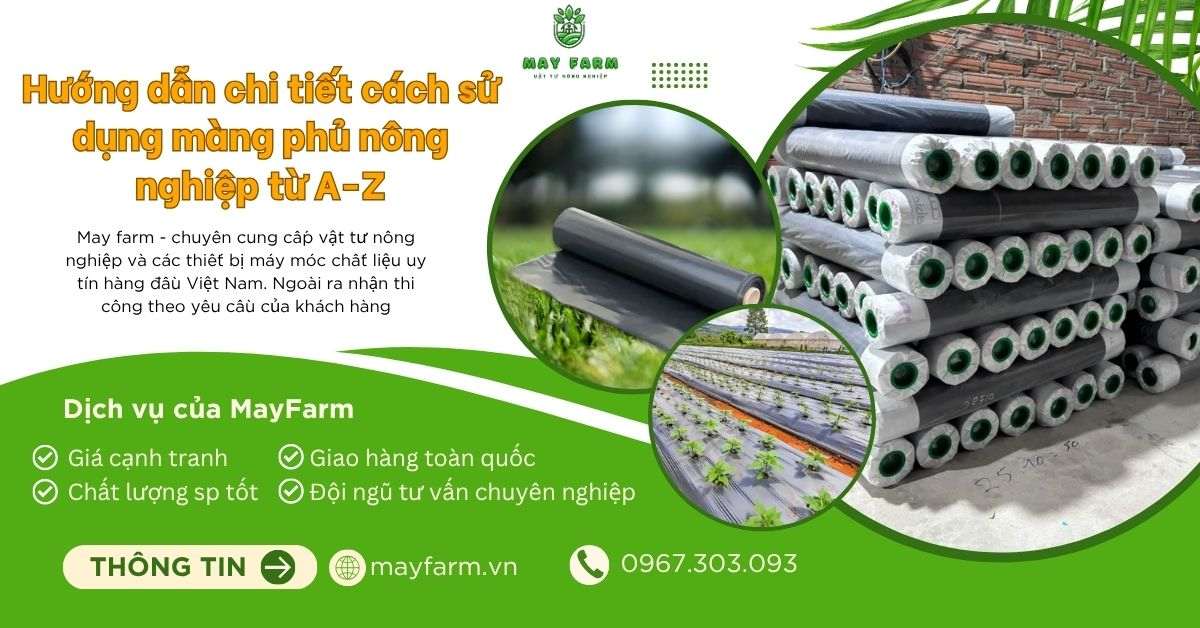 Hướng dẫn chi tiết cách sử dụng màng phủ nông nghiệp từ A-Z